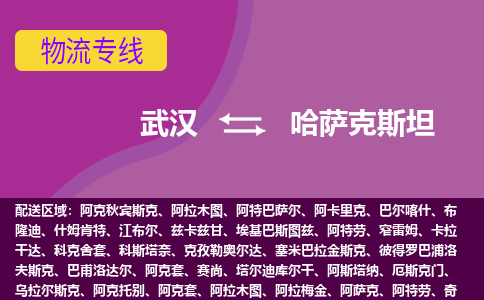 武漢到哈薩克斯坦物流專線全境/直達(dá)，武漢到哈薩克斯坦空運(yùn)（海運(yùn)）公司